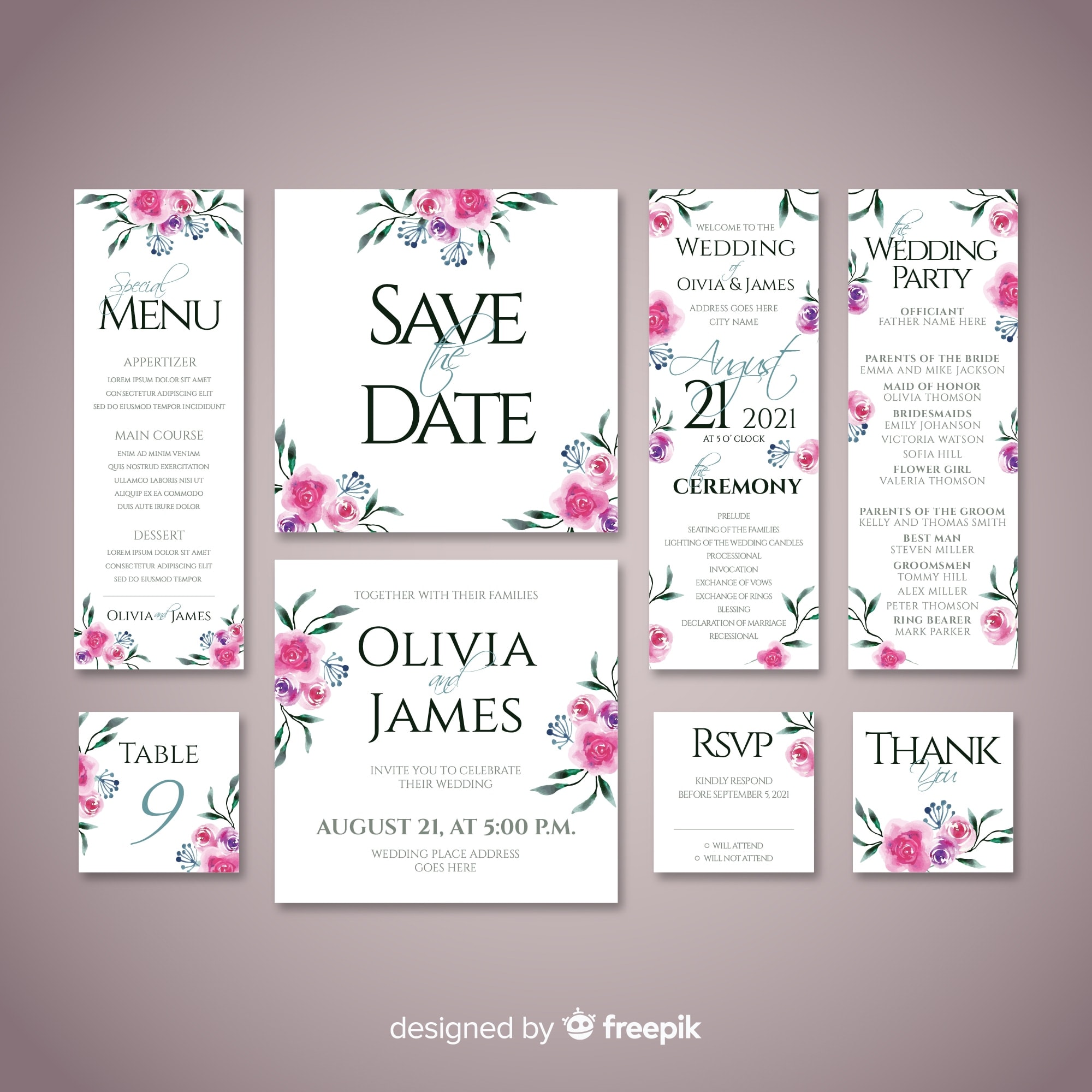 Wedding Card - alternate view
