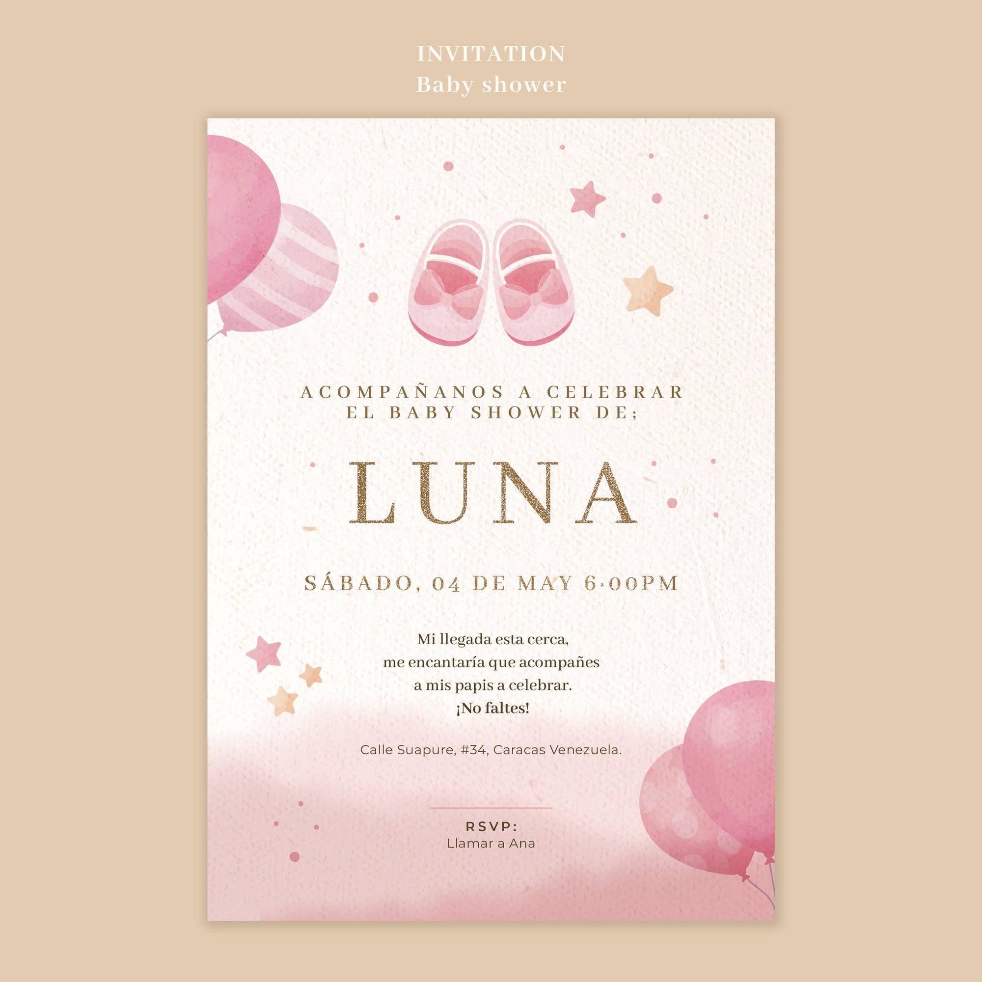 Greeting & Invitation Card - alternate view
